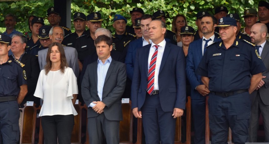 El ministro Berni presentó nuevas autoridades de la Policía provincial 