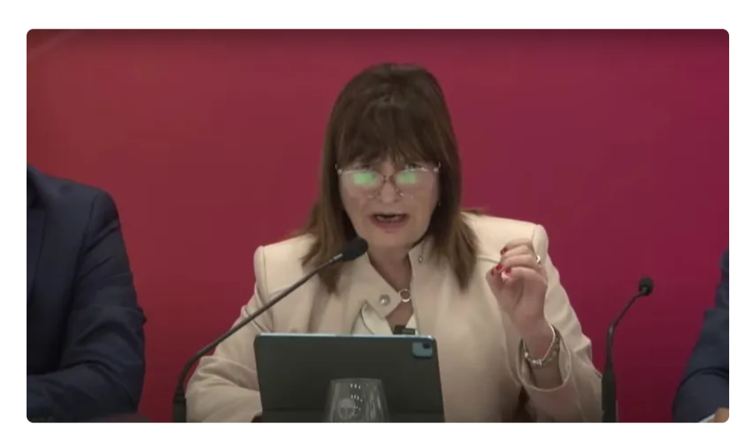 desde Rosario, Patricia Bullrich anunció que enviará al Congreso la 